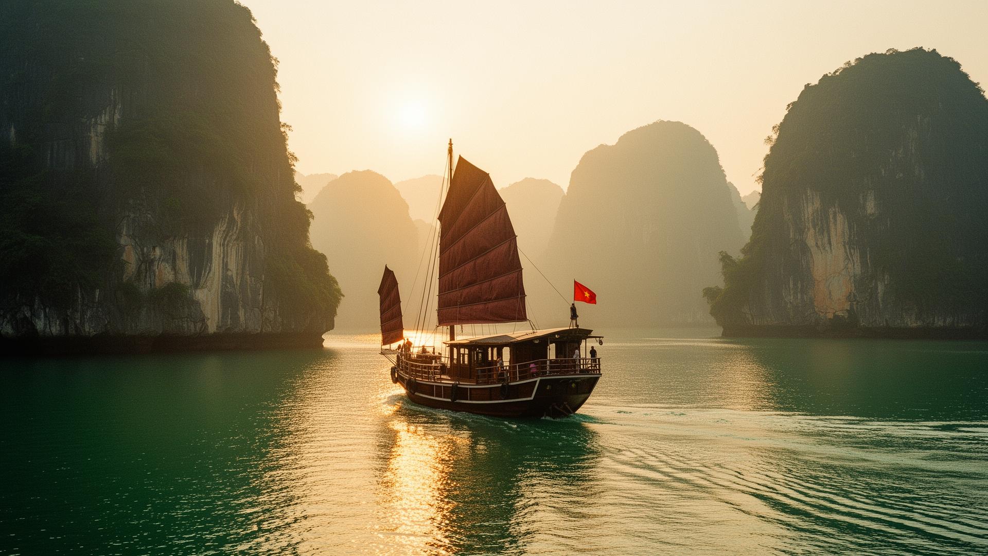 Vietnam at sunrise
